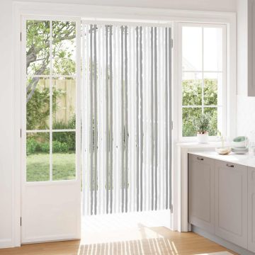 Tenda per insetti in chenille Grigio chiaro e bianco
