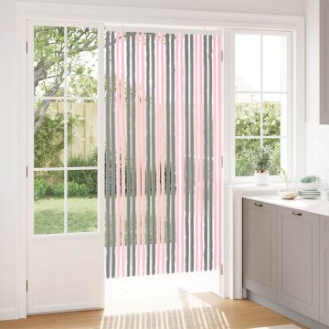 Tenda per insetti in chenille Grigio Argento e Rosa