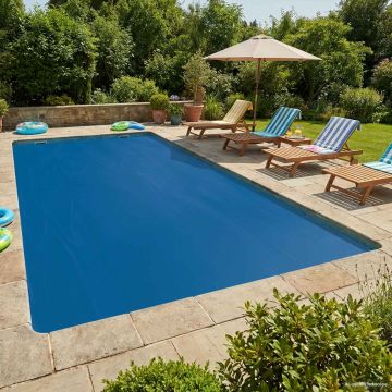 Copertura Solare per Piscina di Alta Qualità Quadrato PE Blu