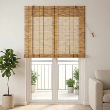 Tenda a rullo Marrone 120 x 220 cm Giunco