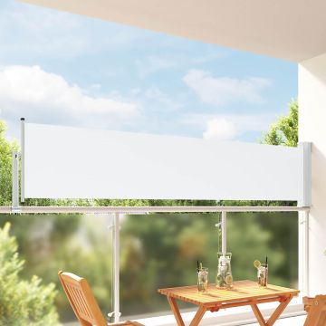 Tenda laterale 80 x 300 cm 100% poliestere ferro acciaio