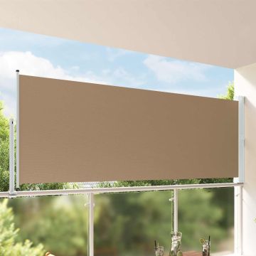 Tenda laterale 140 x 300 cm 100% poliestere ferro acciaio