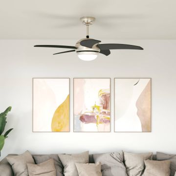 Ventilatore da soffitto con luce e telecomando Ø 110 cm