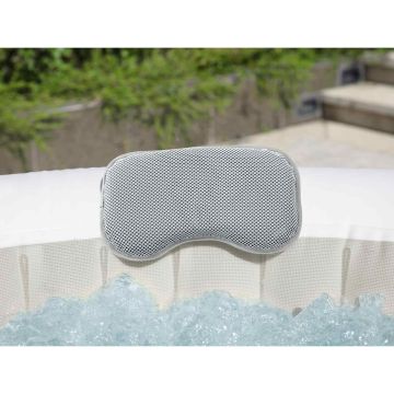 Bestway Cuscino da Spa 2 pz Acciaio e PVC Grigio