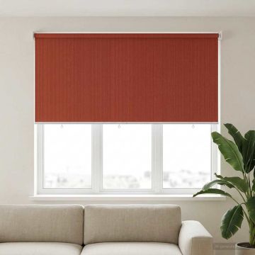 Tenda a Rullo Esterno Blocco UV 90% Terracotta 180 x 140 cm