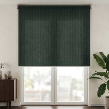 Tenda a Rullo Esterno Blocco UV 90% Verde Scuro 400 x 230 cm