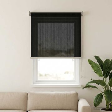Tenda a Rullo Esterno Blocco UV 90% Nero 80 x 140 cm HDPE