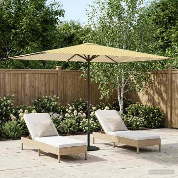 Ombrello da giardino 200 x 300 cm Poliestere Rettangolare