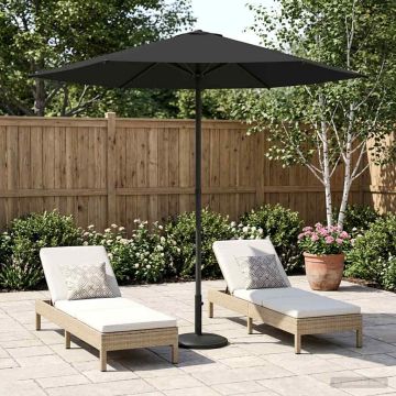 Ombrello da giardino 230 x 230 cm Poliestere Rettangolare