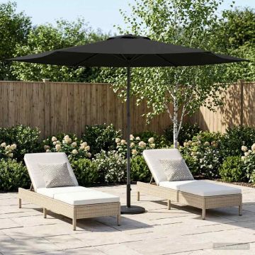 Ombrello da giardino 300 x 300 cm Poliestere Rettangolare