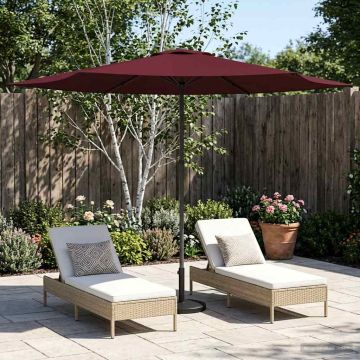 Ombrello da giardino 300 x 300 cm Poliestere Rettangolare