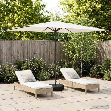 Parasole da Giardino con Base 200 x 300 cm Poliestere