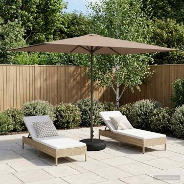 Parasole da Giardino con Base 200 x 300 cm Poliestere