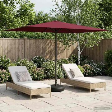 Parasole da Giardino con Base 200 x 300 cm Poliestere