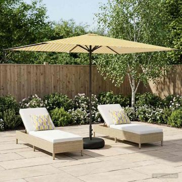 Parasole da Giardino con Base 200 x 300 cm Poliestere