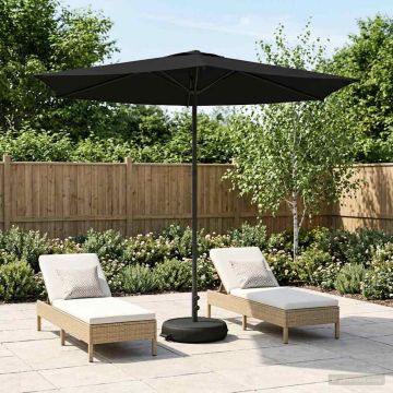 Parasole da Giardino con Base 270 x 270 cm Poliestere