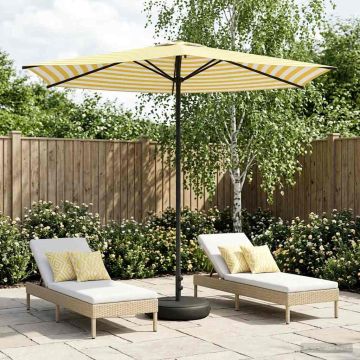Parasole da Giardino con Base 270 x 270 cm Poliestere