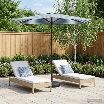 Parasole da Giardino con Base 270 x 270 cm Poliestere