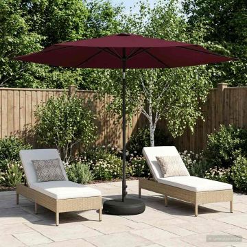 Parasole da Giardino con Base 300 x 300 cm Poliestere