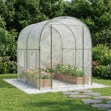 Serra con telaio 160 x 200 x 192,5 cm PVC Trasparente