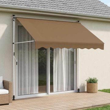 Tenda retrattile manuale Beige 350 cm