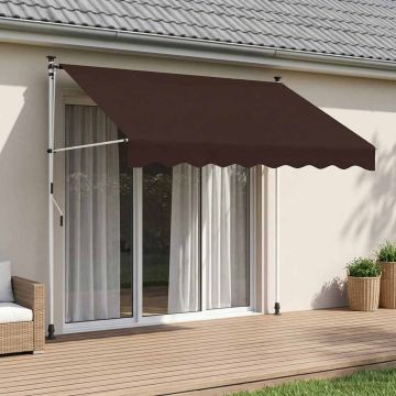 Tenda retrattile manuale Marrone 200 cm