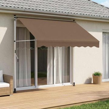 Tenda retrattile manuale Tortora 200 cm