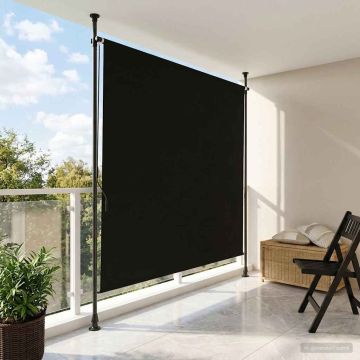 Tenda a Rullo Esterna Nero 100 x 270 cm