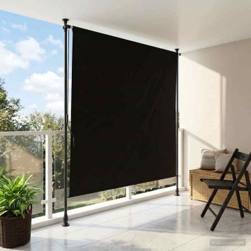 Tenda a Rullo Esterna Nero 120 x 270 cm
