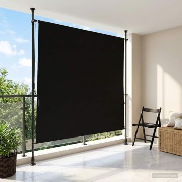Tenda a Rullo Esterna Nero 150 x 270 cm