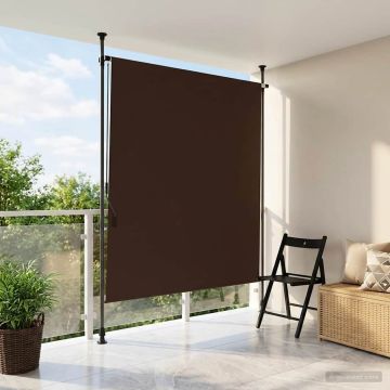 Tenda a Rullo Esterna Marrone 100 x 270 cm