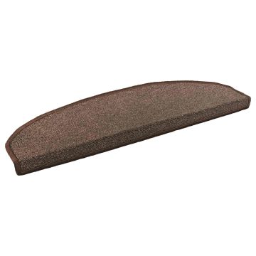 Tappetini per scale autoadesivi 15 pz 80 x 24,5 x 3,5 cm