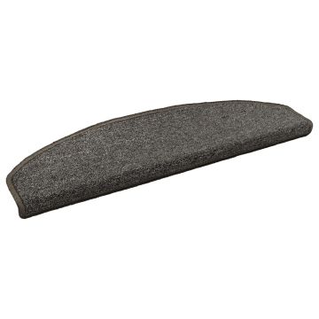 Tappetini per scale autoadesivi 15 pz 80 x 24,5 x 3,5 cm