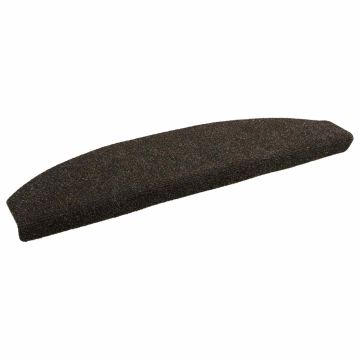 Tappetini per scale autoadesivi 15 pz 80 x 24,5 x 3,5 cm