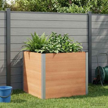Letto rialzato da giardino Marrone 100 x 100 x 91 cm