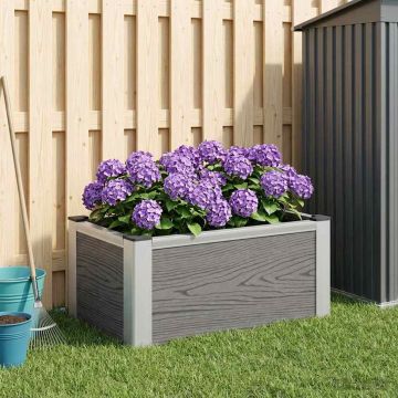 Letto rialzato da giardino Grigio 50 x 30 x 22 cm