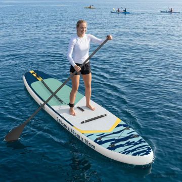 SUP Board con Seggiolino 2-in-1 APEX 335 x 76 x 15 cm Blu per