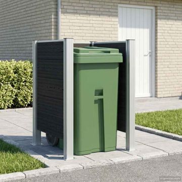 Recinzione Contenitore per Rifiuti Grigio 85 x 85 x 115 cm