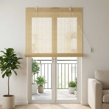 Tenda a rullo Naturale 90 x 220 cm Bambù