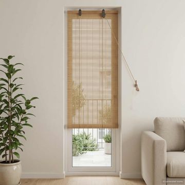 Tenda a rullo Marrone 40 x 220 cm Bambù