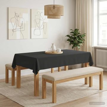 Tovaglia da Tavolo Grigio Scuro 110 x 180 cm Poliestere