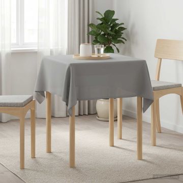 Tovaglia da Tavolo Grigio Chiaro 140 x 140 cm Poliestere