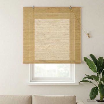 Tenda a rullo Naturale 150 x 160 cm Bambù