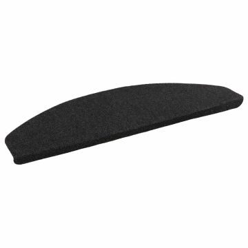 Tappetini per scale autoadesivi 15 pz 80 x 24,5 x 3,5 cm