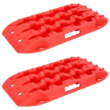 Pannello di trazione 2 pz Rosso 57,5 x 30,5 x 5,5 cm