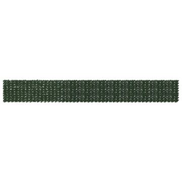 Schermo per balcone con foglie Verde Scuro 600 x 75 cm