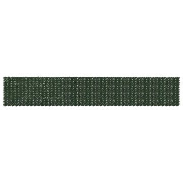 Schermo per balcone con foglie Verde Scuro 600 x 100 cm