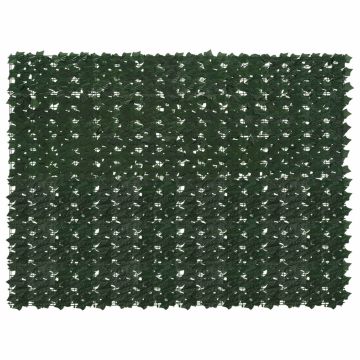 Schermo per balcone con foglie Verde Scuro 200 x 150 cm