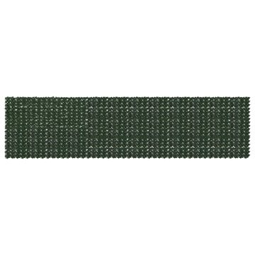 Schermo per balcone con foglie Verde Scuro 600 x 150 cm