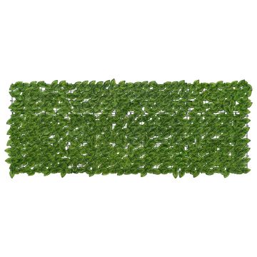 Schermo per balcone con foglie Verde e Giallo 200 x 75 cm